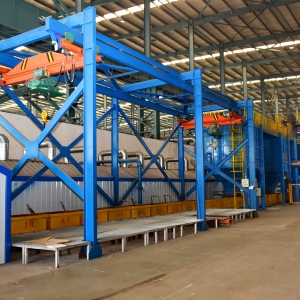 覆膜砂成型浇注生产线