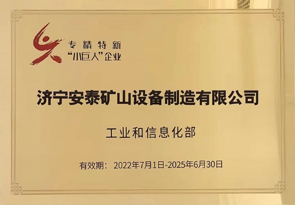 专精特新“小巨人”企业